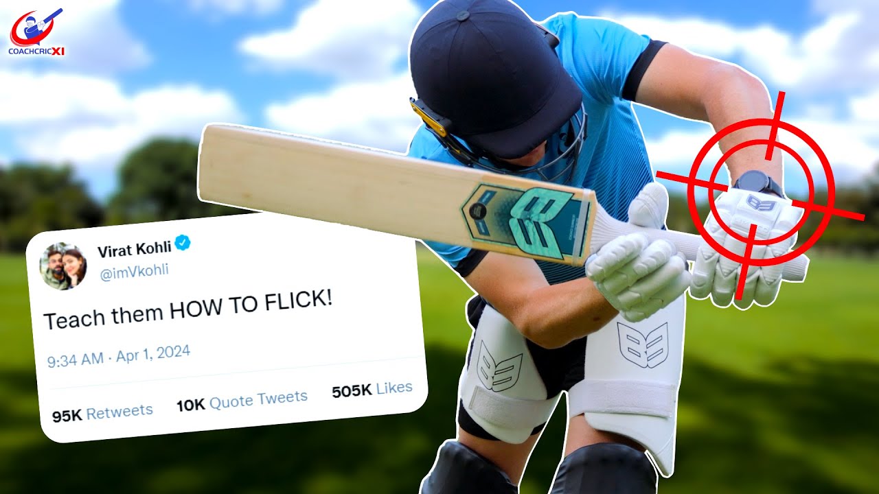 Learn the Perfect Cricket Flick Shot in Just 4 Minutes! 🏏
