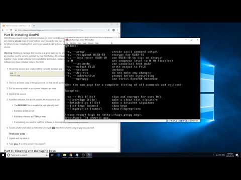 UNIX SECURITY - Public Key Cryptography (Lab Walkthrough)