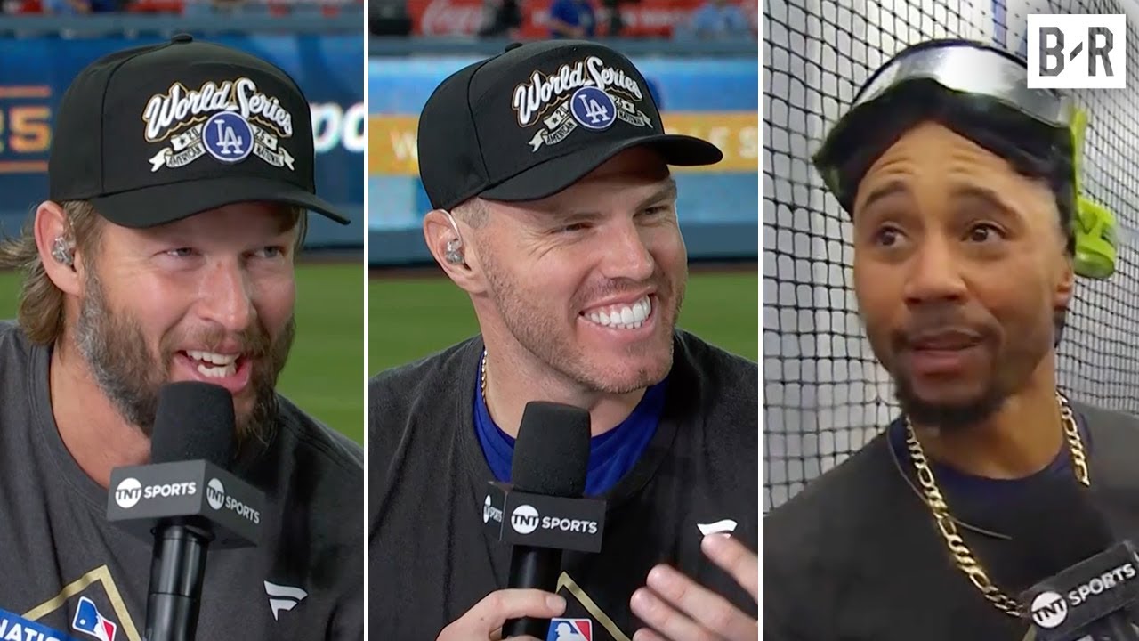 Dodgers Stars Kershaw, Freeman & Betts React to World Series Win 🚀