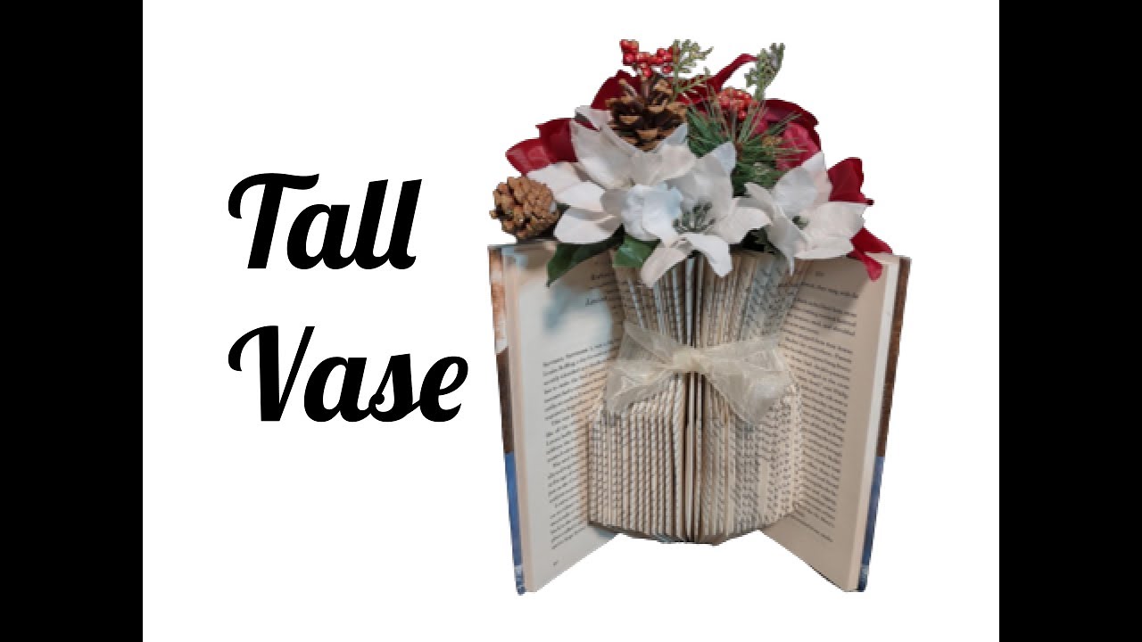 Create a Stylish Vase from an Old Book 📖