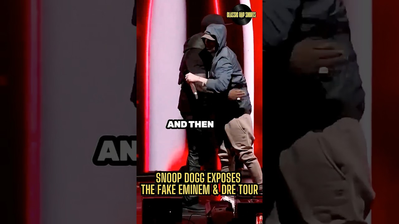 SNOOP DOGG SHUTS DOWN THE EMINEM TOUR 😳