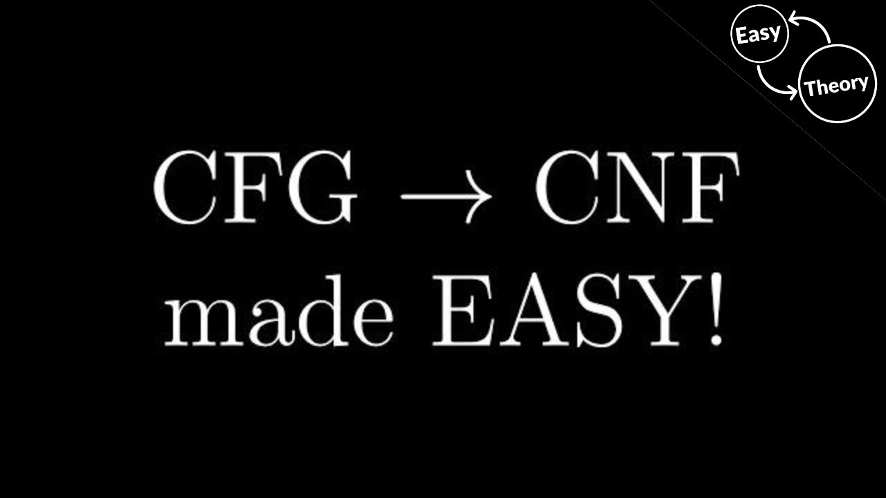 Chomsky Normal Form Conversion Example ✨