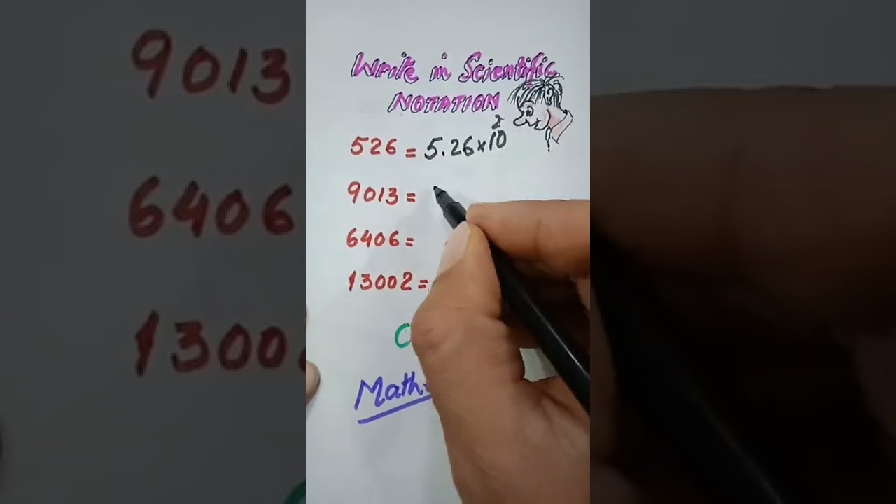 Guide to Writing in Scientific Notation ๐