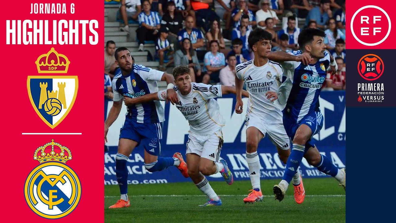 Emocionante Partido en la Primera Federación: SD Ponferradina vs. Real Madrid Castilla 2-3 ⚽