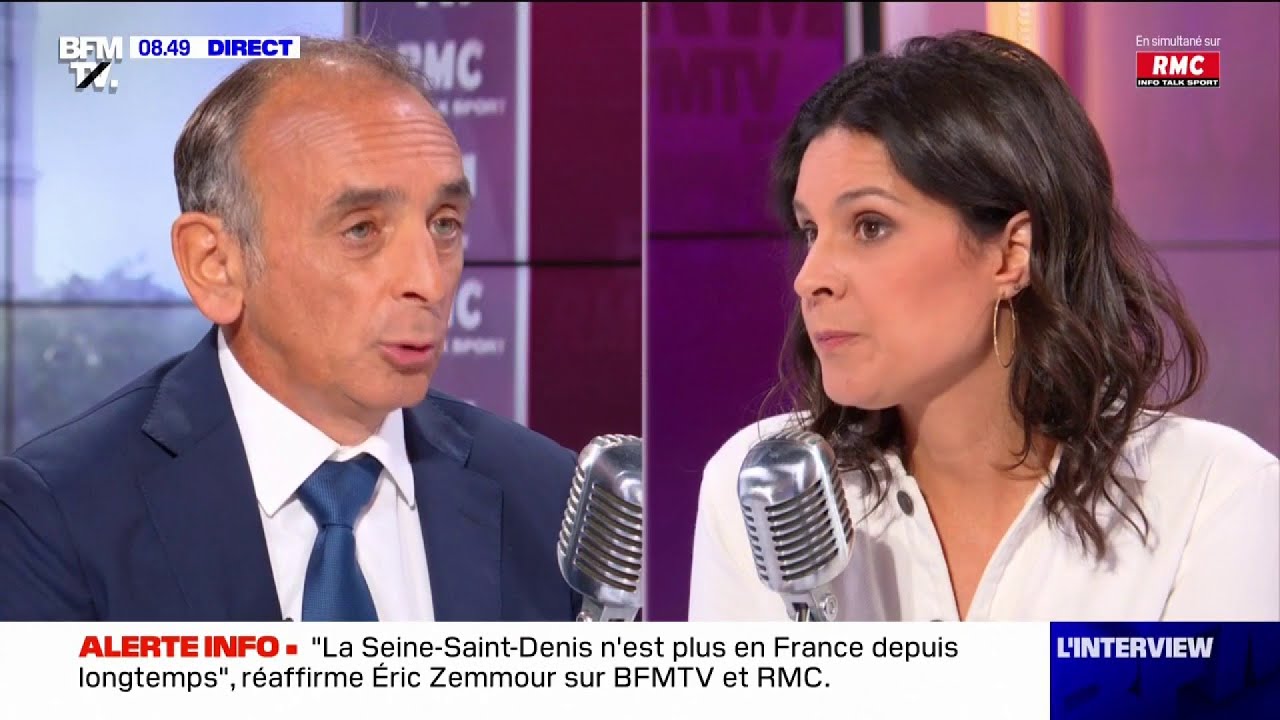 Zemmour critique Mélenchon : 'Il s'est transformé en rappeur qui chante Nique la police'
