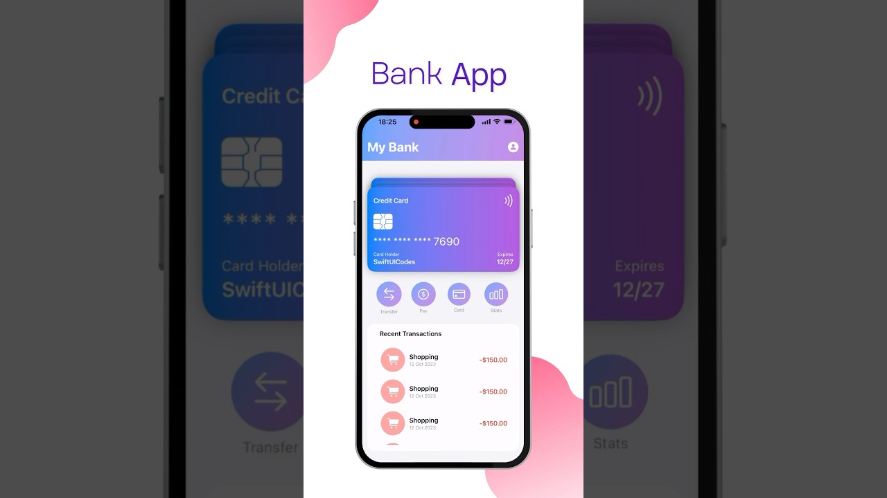 Create a Stunning Bank App UI with SwiftUI 💳