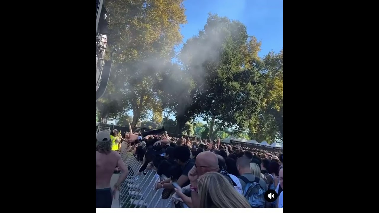 Crowd Surfers Fall After Security Overwhelmed at Aftershock 2025