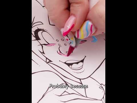 Drawing Molly from Hazbin Hotel