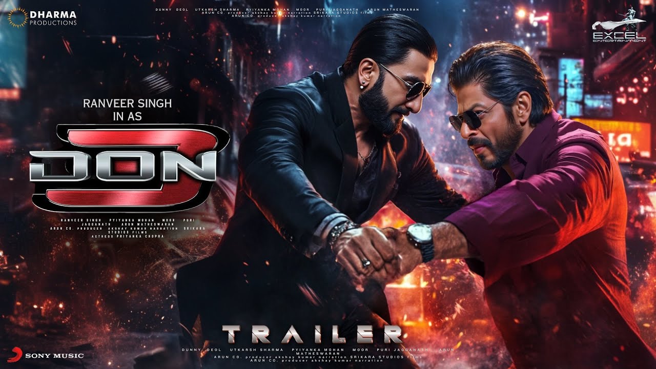 DON 3 Trailer Out! Ranveer Singh & Shah Rukh Khan Face Off in Exciting New Film (2025) 🎬