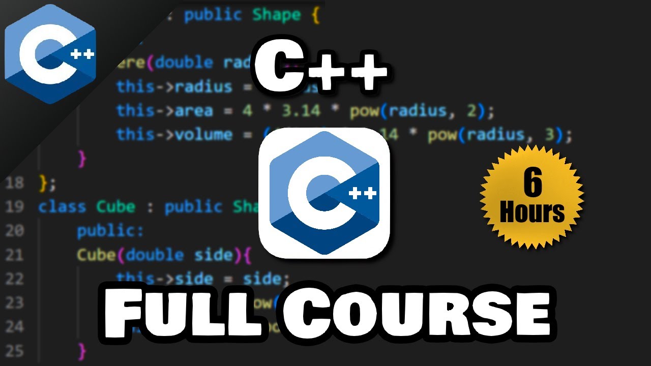 Free C++ Full Course for Beginners ⚡️