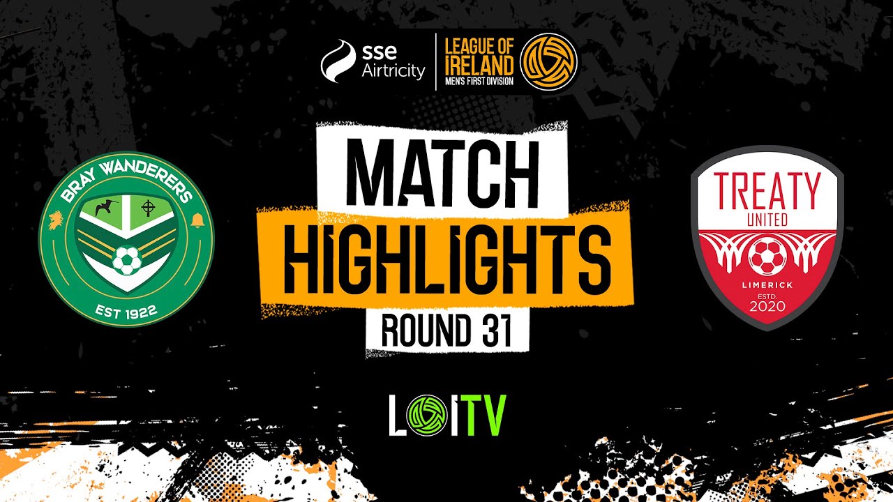 Exciting Draw: Bray Wanderers 2-2 Treaty United | SSE Airtricity Men's First Division Round 31 ⚽