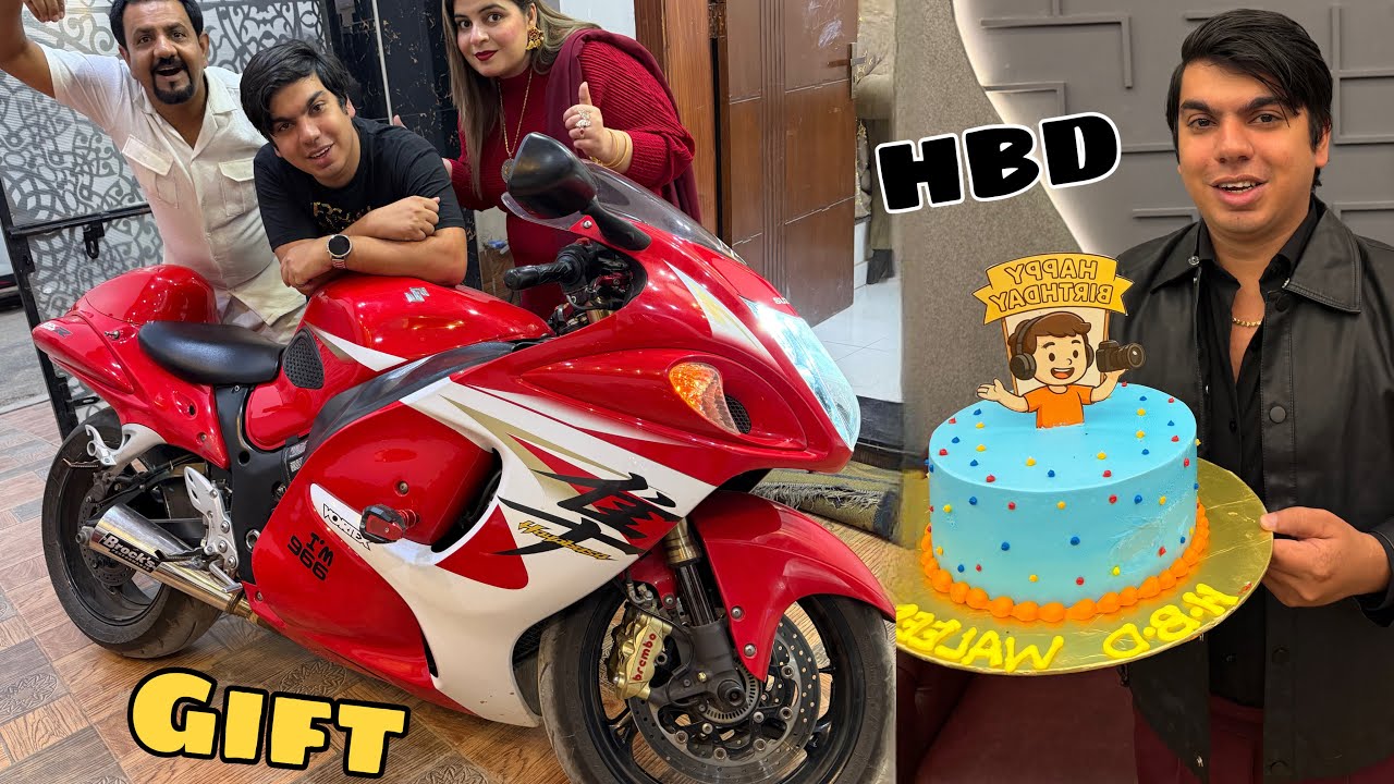 Waleed's Birthday Surprise: A Hayabusa Bike Gift