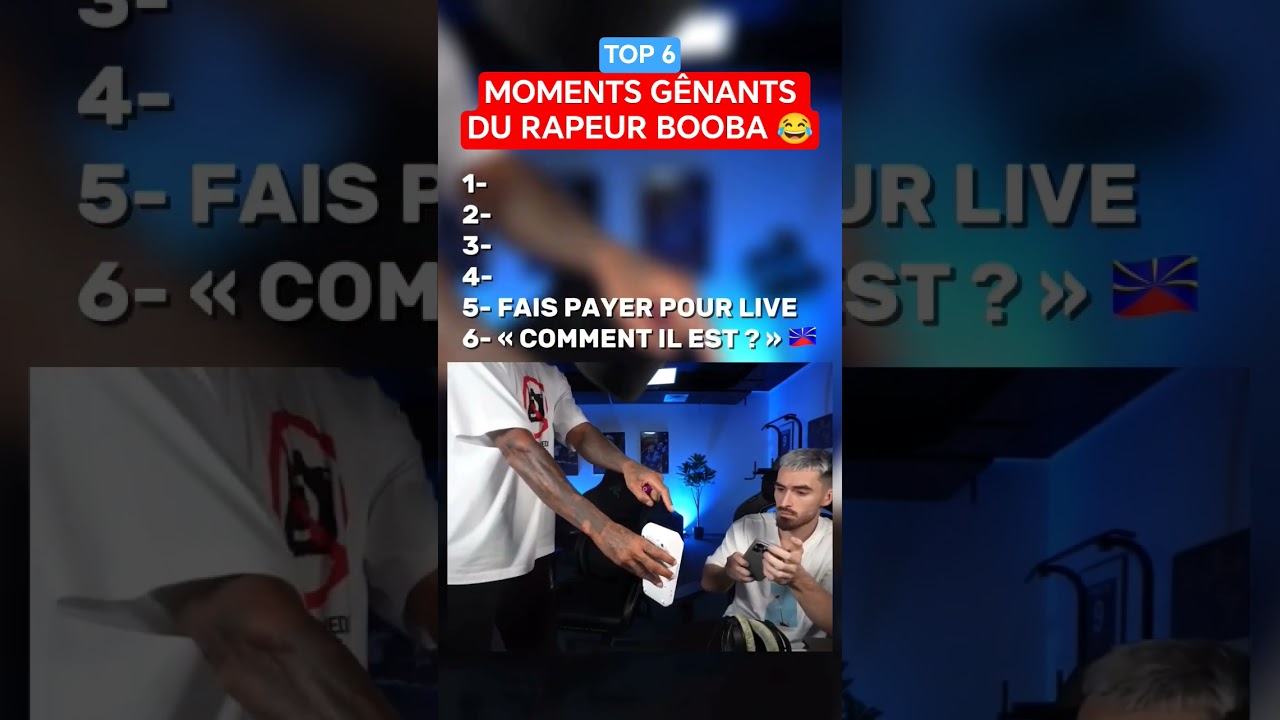 Les Moments Les Plus Gênants de Booba 😂