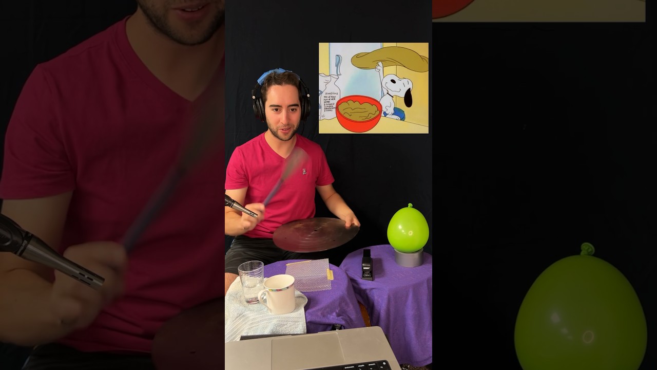 Snoopy's Pizza Scene with Fun Sound Effects 🍕