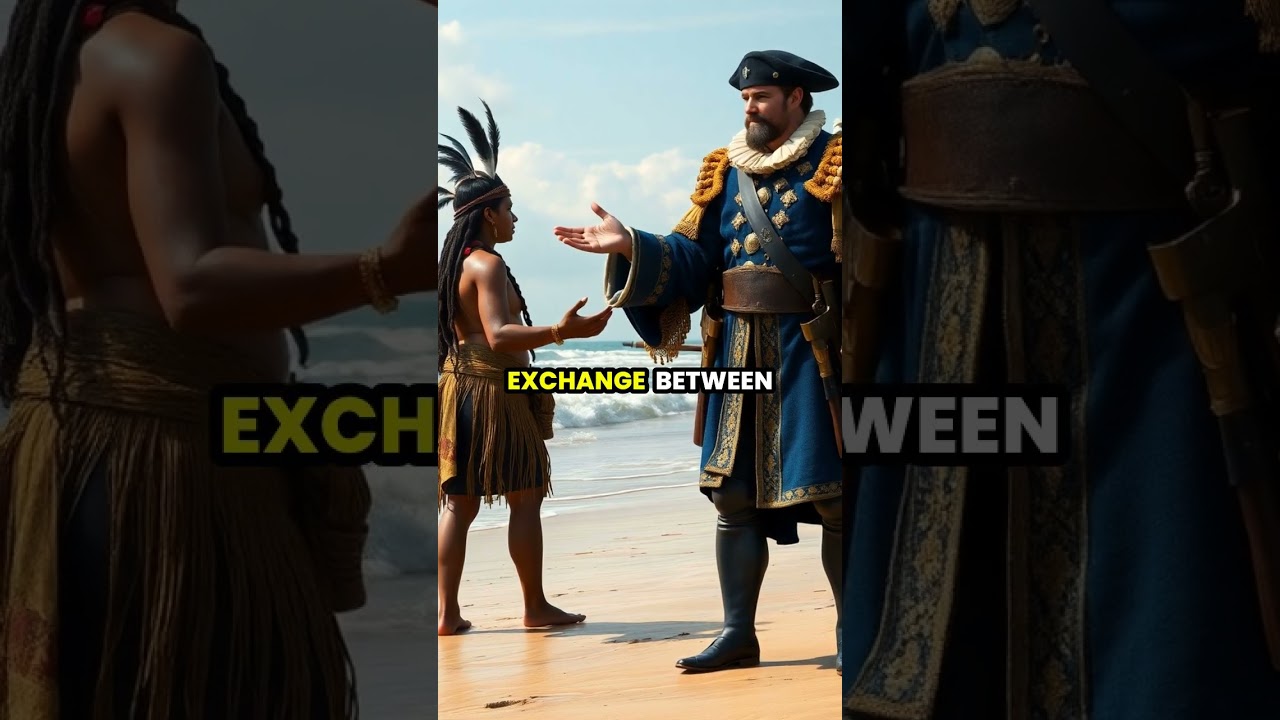 First Contact: Taino Chief Guacanagari Meets Columbus 🌅