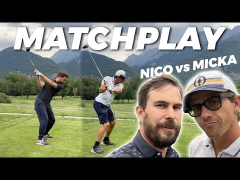 Est-ce possible de battre Micka au golf dans les Alpes ?