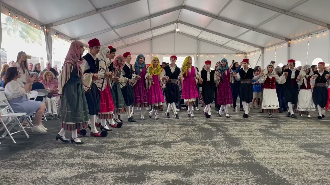 Greek Folk Dance at West Palm Beach Festival 🇬🇷