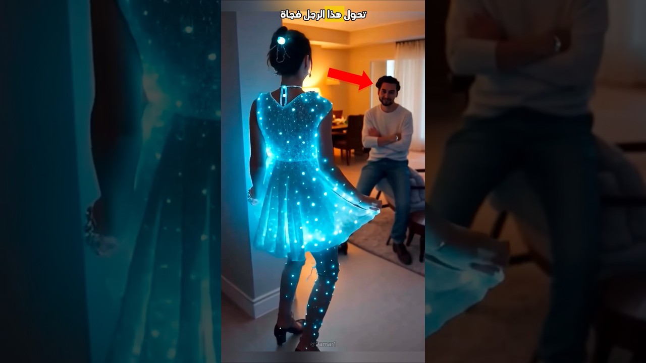 لم يفهم كيف تحول من رجل إلى فتاة 😅 #shorts