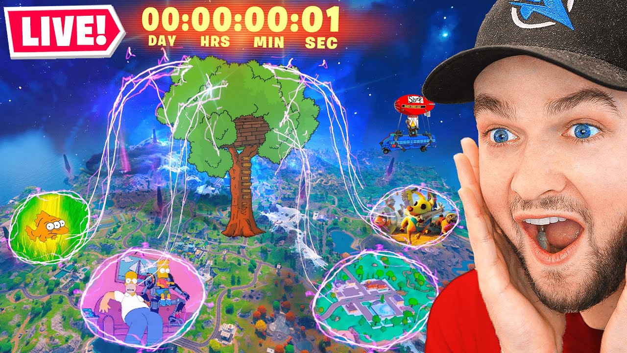 🚨 Fortnite Live Event Now! Simpsons Chapter 6 Finale & New Season Revealed!