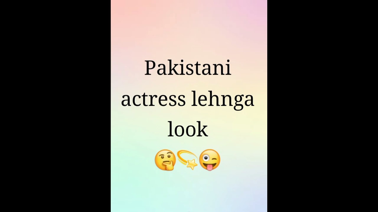 Pakistani Actress in Stunning Lehnga 🤔✨