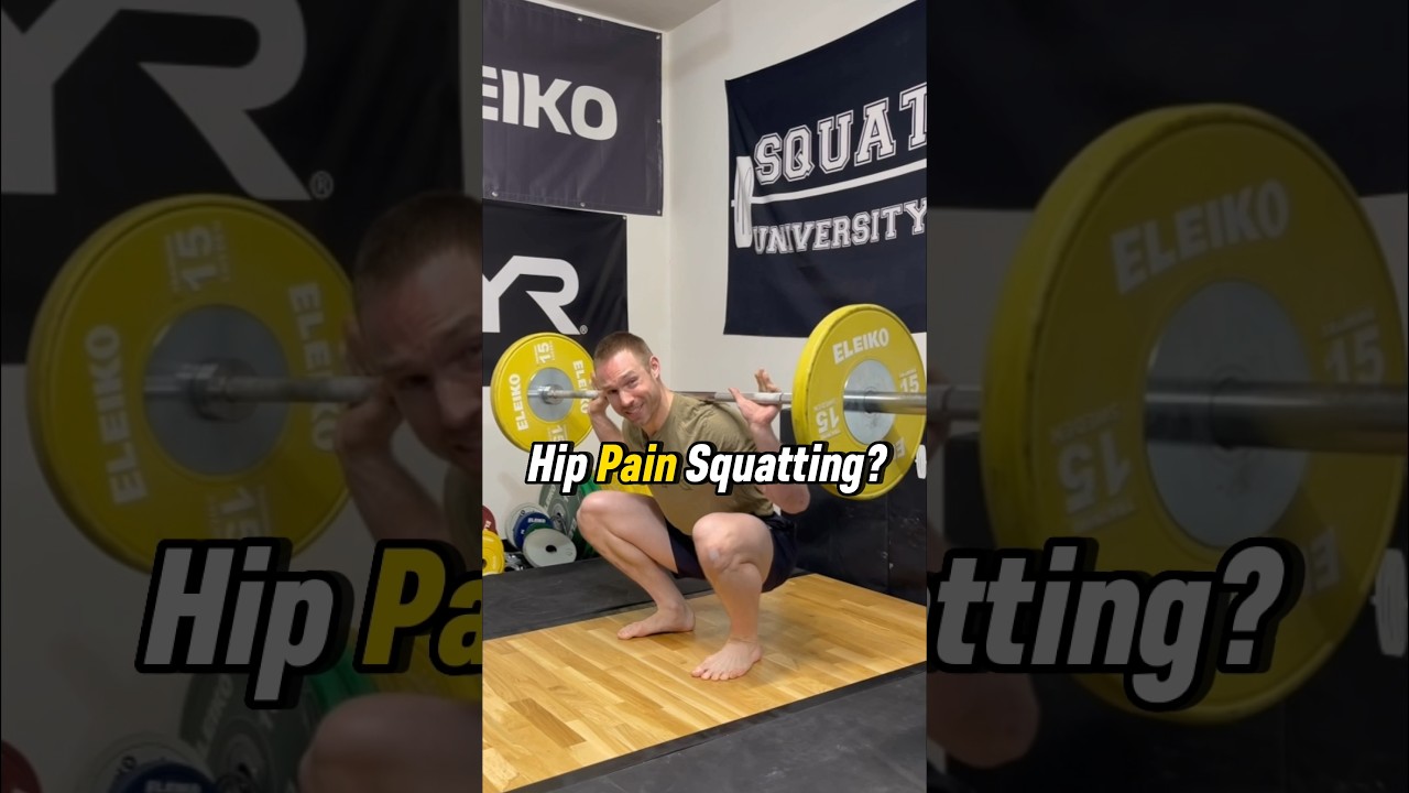 Struggling with Hip Pain When Squatting? Here's How to Fix It 🏋️♂️