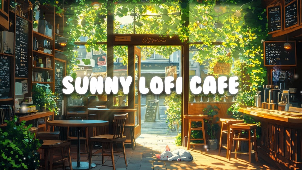 Sunny Lofi Coffee Shop ☕ | Chill Beats & Coffee
