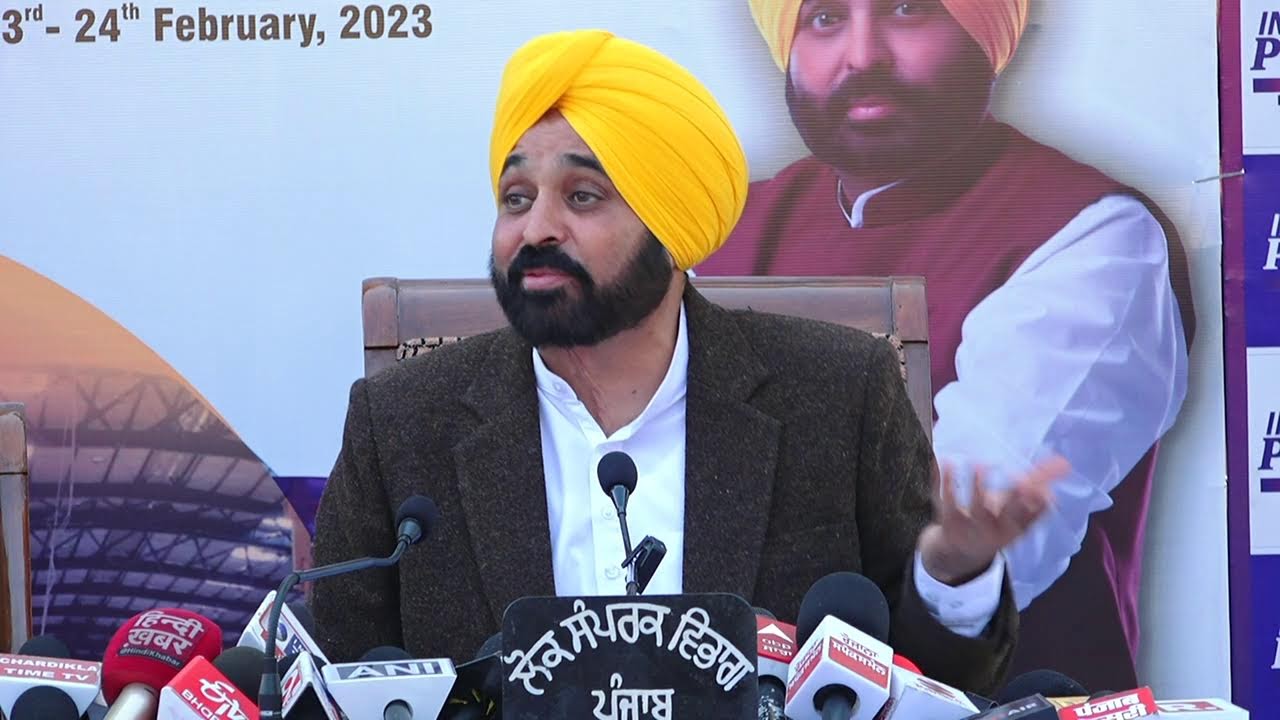 [Live] CM Bhagwant Mann addressing press conference at Punjab Bhawan in Chandigarh.