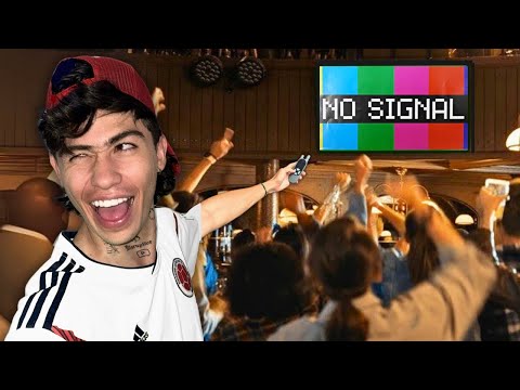 Apagando Televisores en un PARTIDO!!! ⚽️ *Se enojan mucho* // Andy