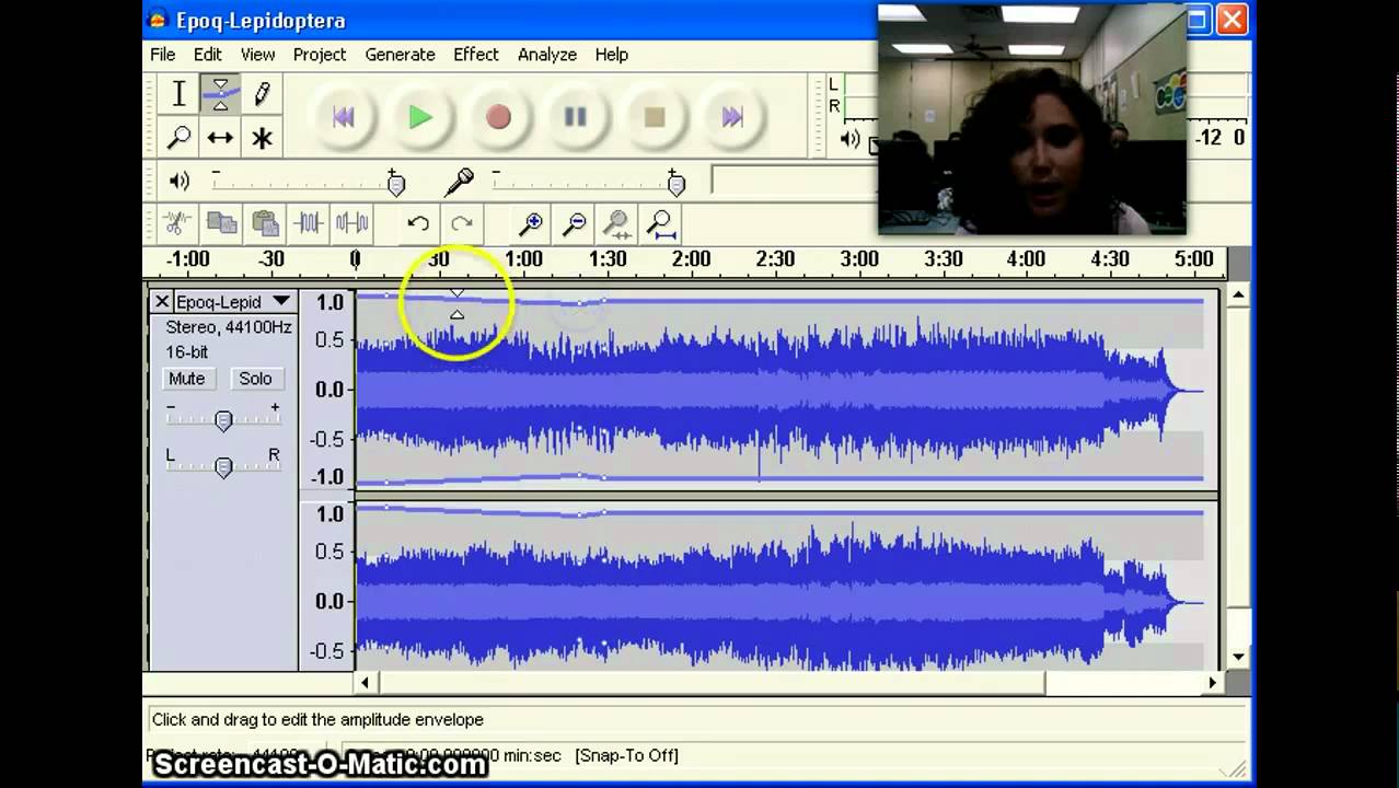 Audacity Envelope Tool Overview
