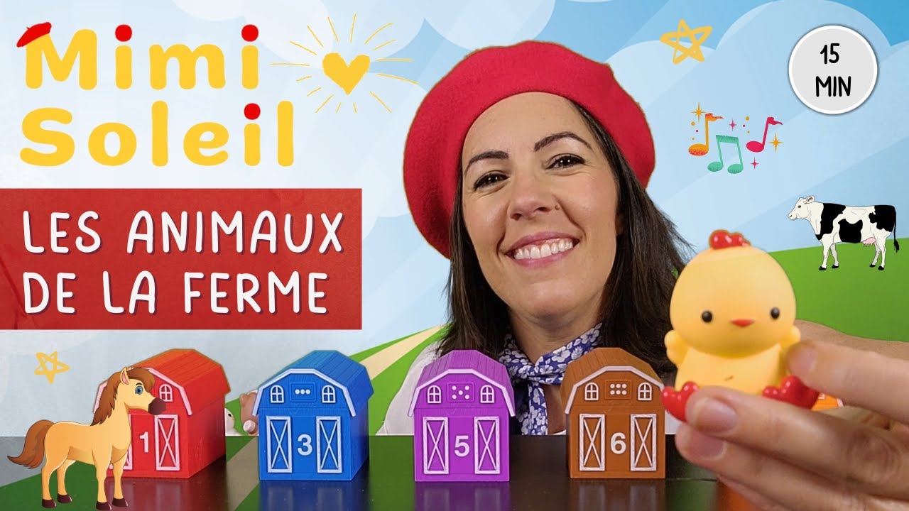 Apprenez les Animaux de la Ferme en Français avec cette Comptine pour Enfants 🐄