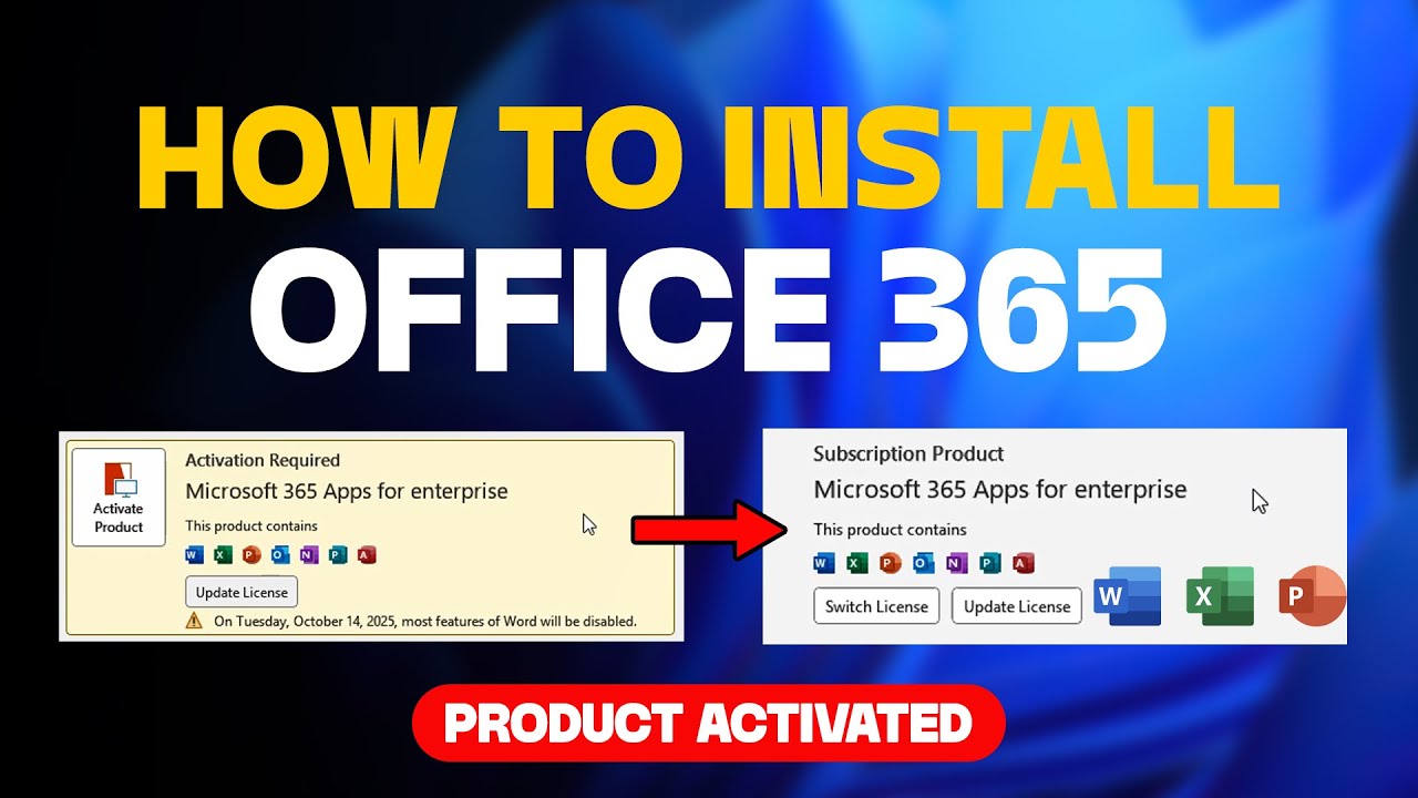 Free Download & Activate Microsoft Office 365