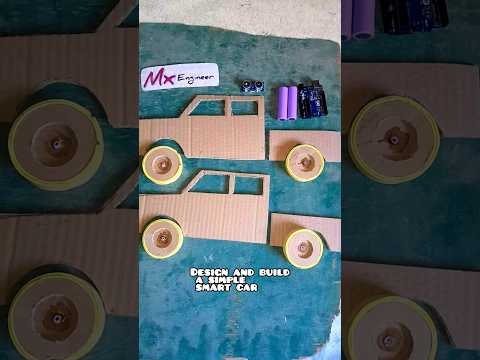 make rc car | Design and build a simple smart car | make arduino car