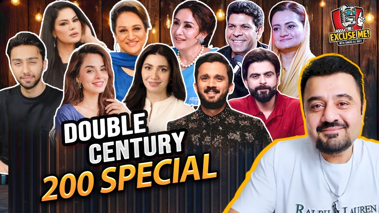 Excuse Me with Ahmad Ali Butt: 200th Special Episode - Exclusive Show on October 28, 2025