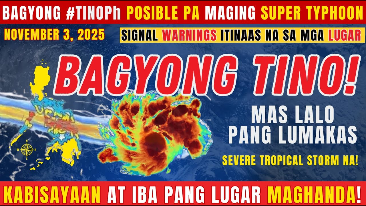 Urgent Weather Alert: Typhoon Tinoph Gains Strength, Possible Super Typhoon 🌪️
