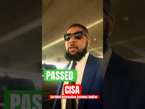 I Passed the CISA Exam #cisa #auditor #accountant #it