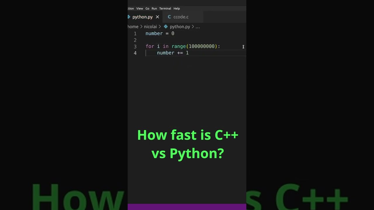 C vs Python Speed Test: Which Language Performs Better? 🚀