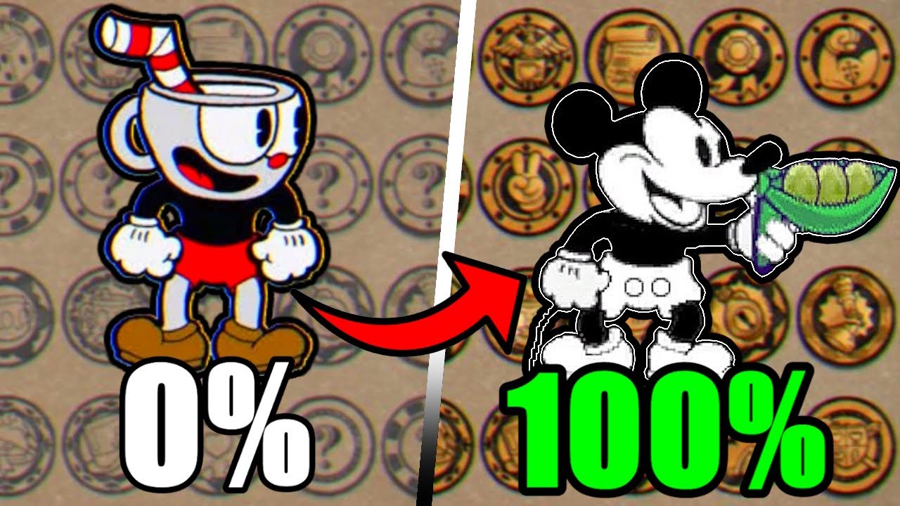 I 100% Completed Cuphead Mickey Mouse 🎮
