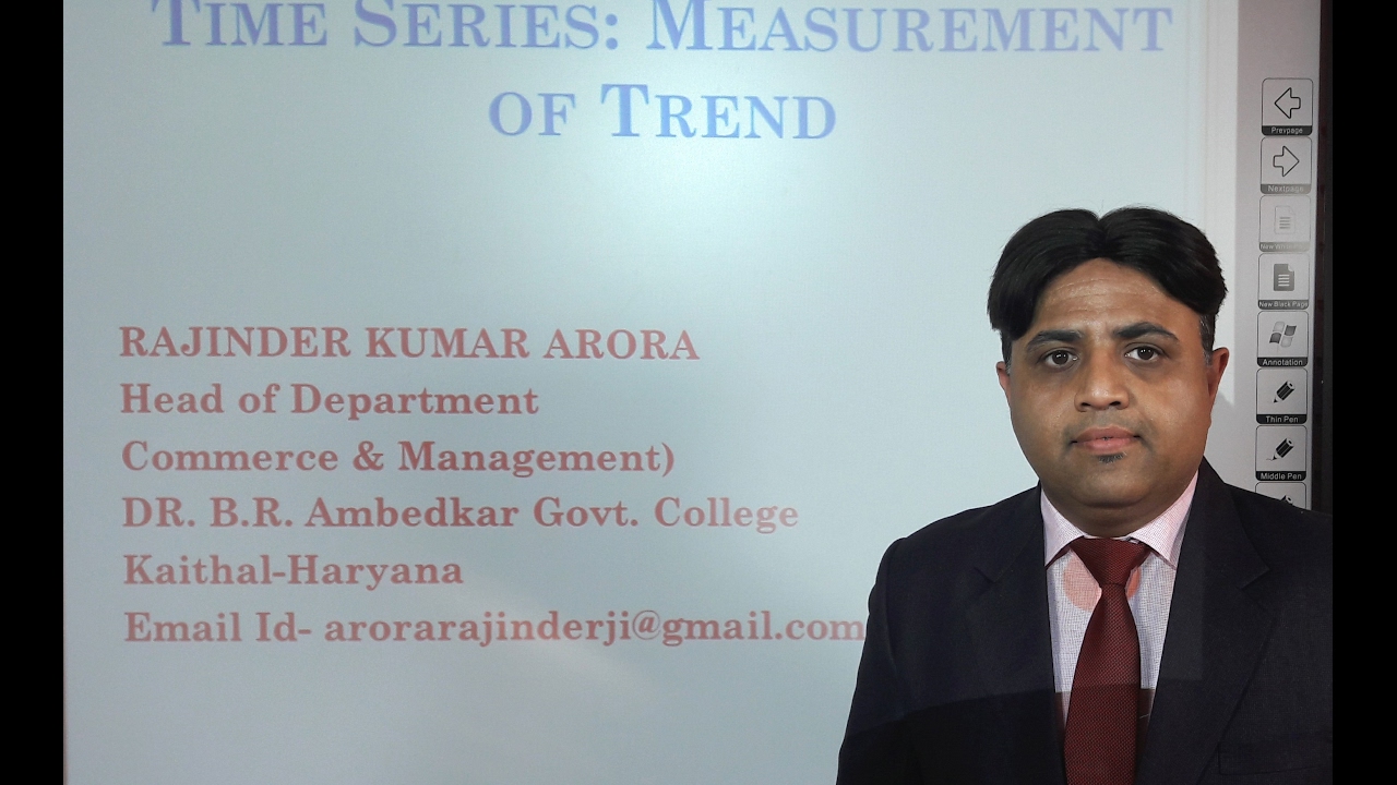 Time Series Trend Measurement in Hindi ๐