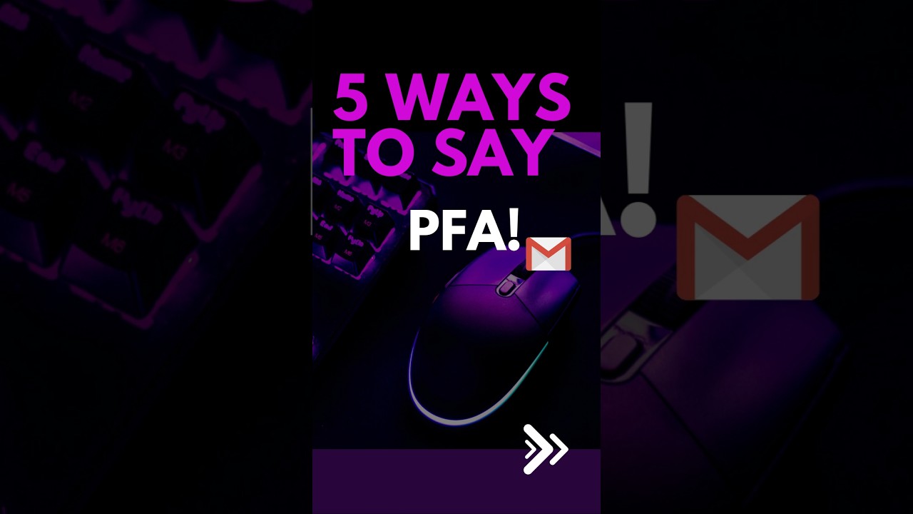 5 Professional Alternatives to 'Please Find Attached' 📎