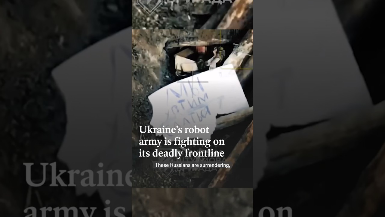 Ukraine Deploys Robot Army on Frontlines in Modern Warfare