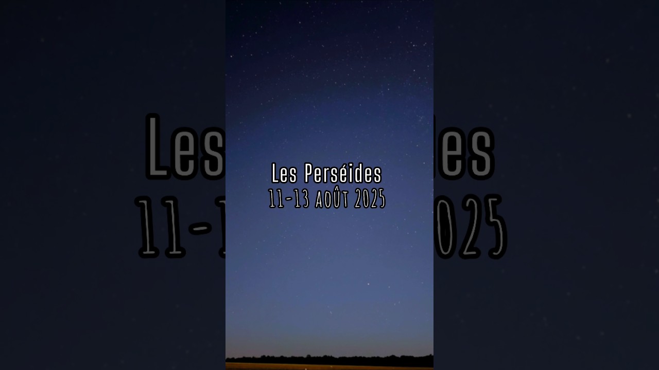 Les Perséides 2025 : Éclat Céleste 🌠
