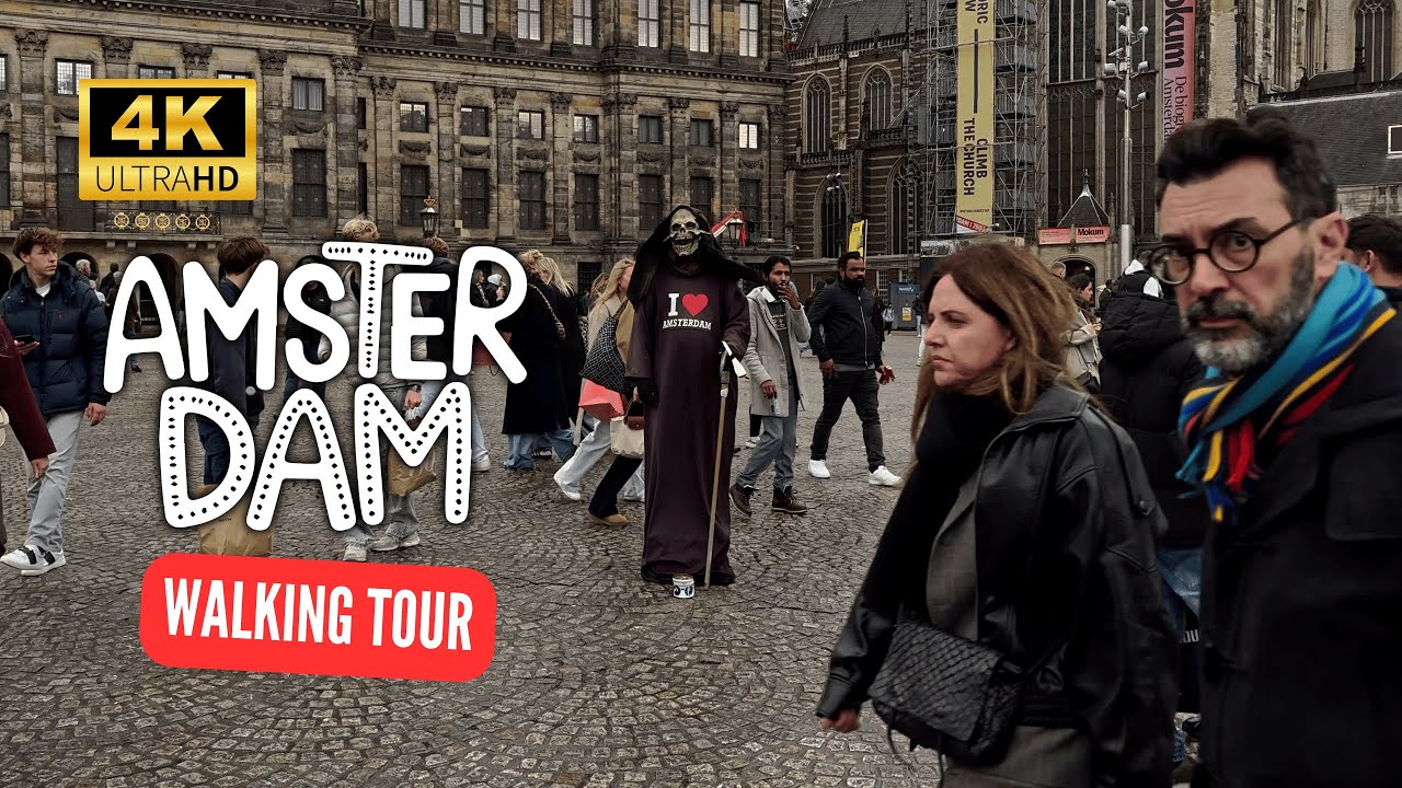 Amsterdam's Bustling Streets Walk ๐ถโโ๏ธ