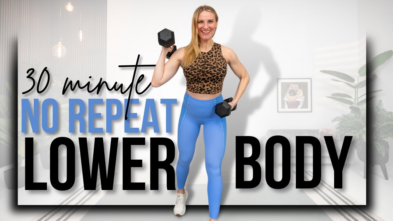 30-Minute No-Repeat Lower Body Workout πͺ