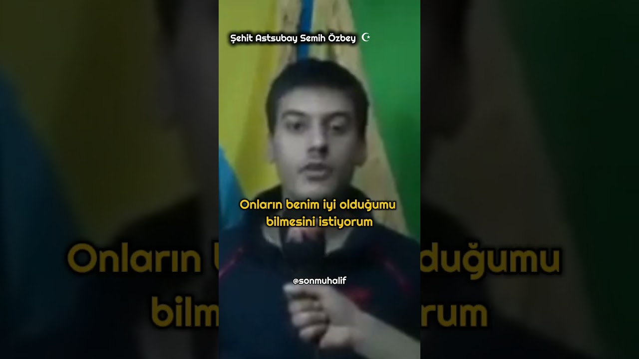 Şehit Astsubay Semih Özbey ☪️ #Shorts