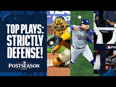Top 20 Defensive Plays This Postseason 🕸️💎 (Ft. Kiké, Rojas, Vladdy, Frelick, McMahon AND MORE!)