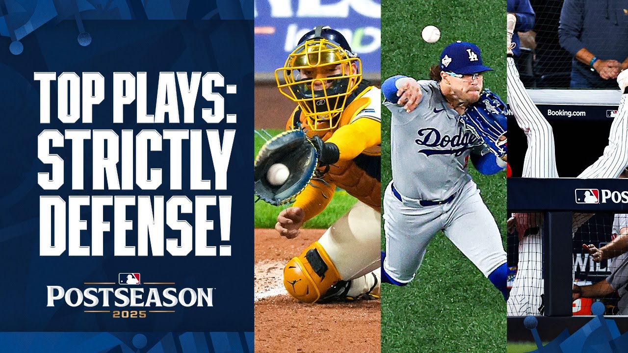 Top 20 Jaw-Dropping Defensive Plays of the 2025 MLB Postseason 🏆
