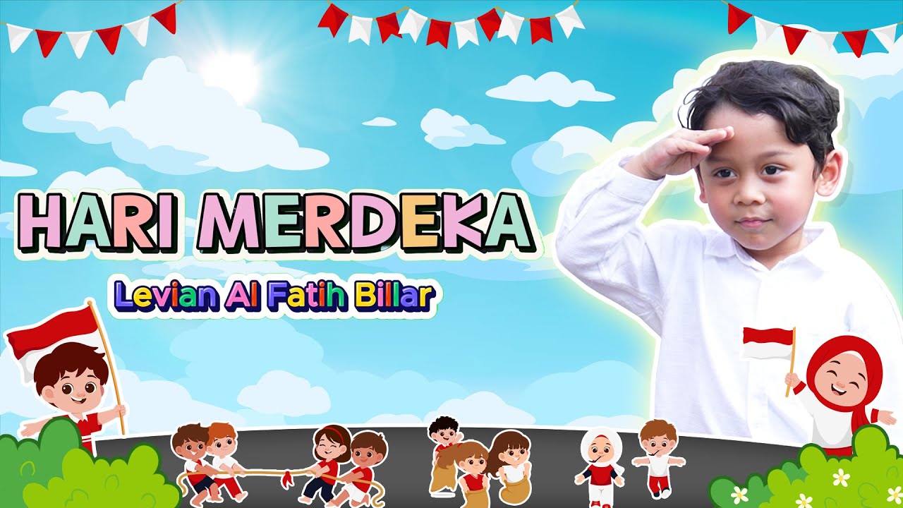 Levian Al Fatih Billar - Hari Merdeka Lyric Video 🇲🇾