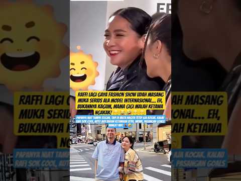 Raffi Fashion Show, Nagita Malah Ketawa 🤣✨