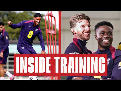 Saka Hits Game WINNER!, Sharpshooters v Pickford & Spikeball Chaos! | Inside Training | England