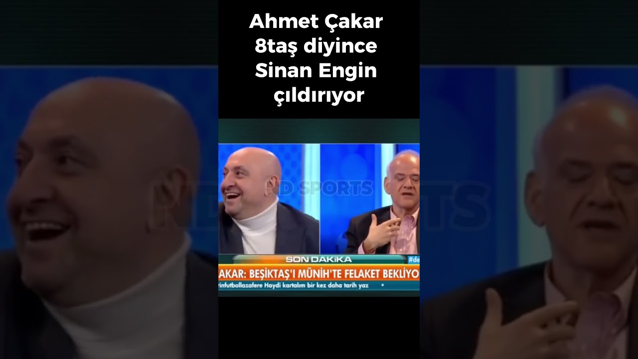 Ahmet Çakar's 8taş Comment Drives Sinan Engin Crazy! 😲